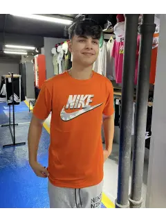 Franela camuflada naranja