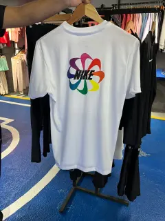 franela espiral blanca caballero