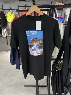 franela zapato azul negra