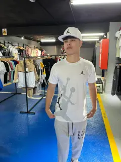 Franela 3 jordan blanca