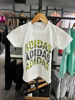 Franela 3 adidas blanca