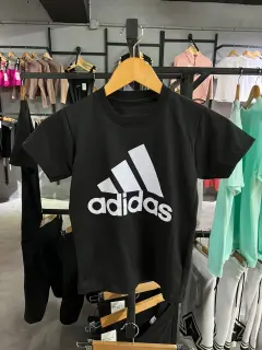 franela adidas negra niño