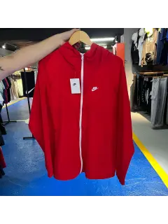 chaqueta dryfit roja nike