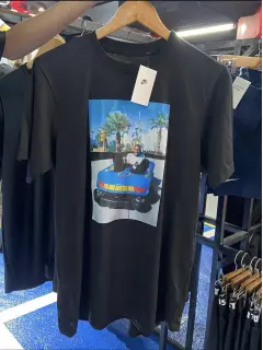 Franela "el carrito" jordan Negra