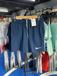 short dry fit azul marino