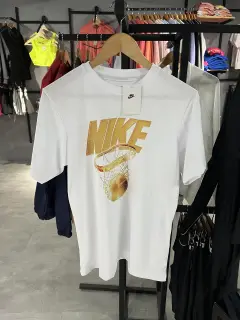 Franela aro de bascket blanca